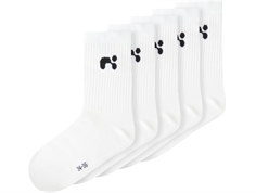 Name It bright white logo socks (5-pack)